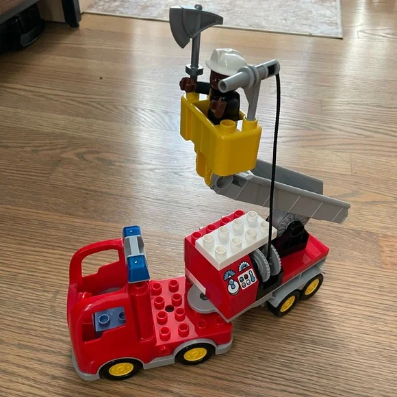 LEGO DUPLO 10592 Red Fire Truck Building Set - Main Image